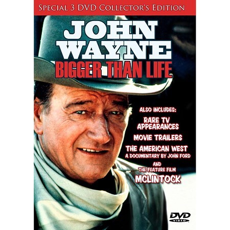John Wayne: Bigger Than Life - 3 DVD Box Set 874757039299