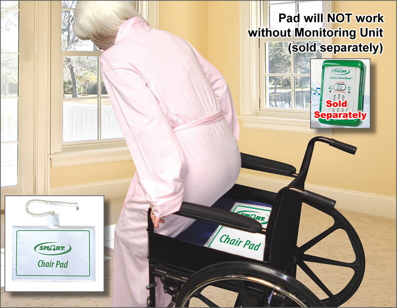 Chair Pad Sensors for Fall Monitor Caregiver Alarms