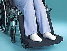 wheelchair foot hugger foot friendly cushion