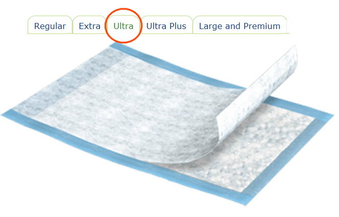 harmanie ultra disposable underpads