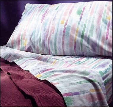 rainbow brush hospital sheet set