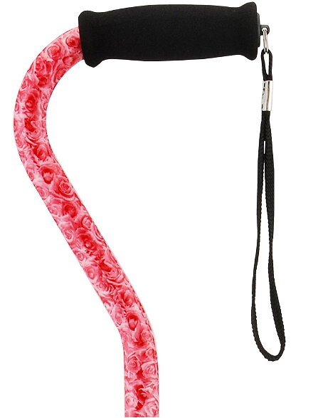 Roses Adjustable Offset Handle Cane
