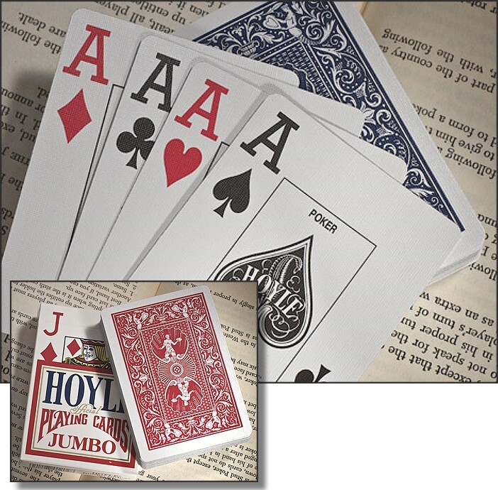 hoyle large print playing cards