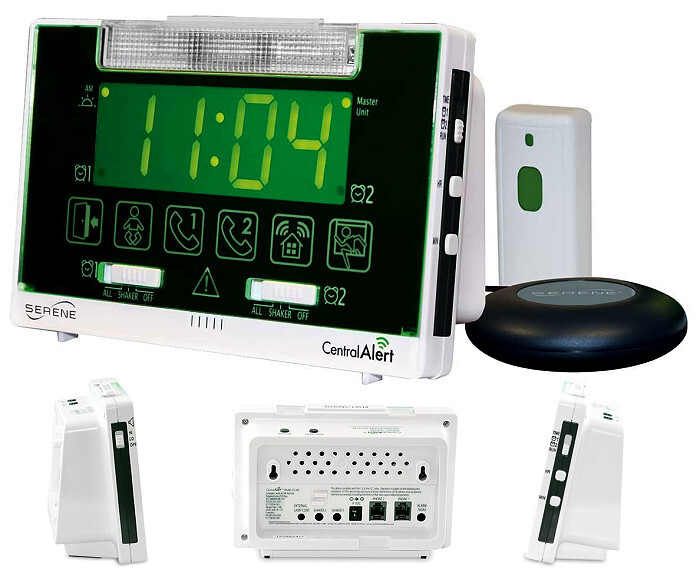 Serene Innovations CentralAlert CA-360 Clock/Receiver Notification System