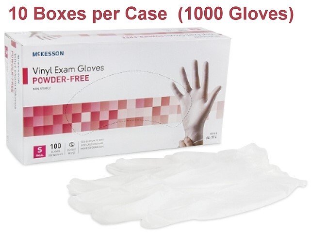Vinyl Powder Free Gloves, Size Small
