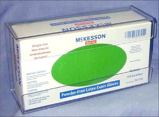 Clear Glove Box Holder