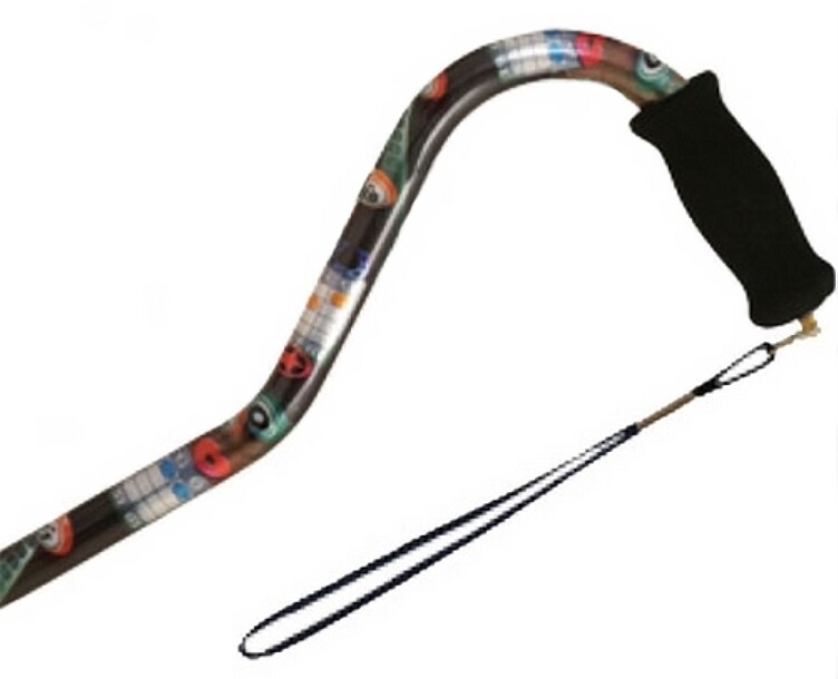 Bingo Nights Adjustable Offset Handle Cane