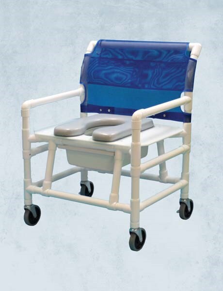 bariatric PVC Commode Shower Chair