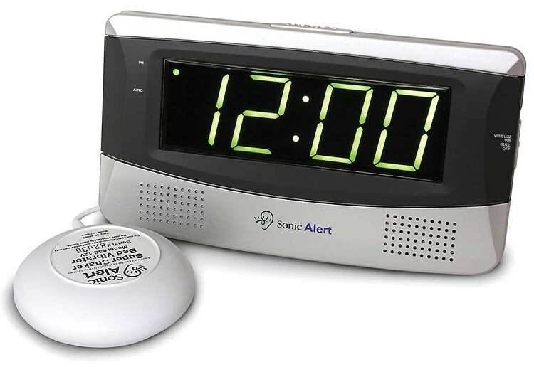 Sonic Boom Alarm Clock with Bed Shaker