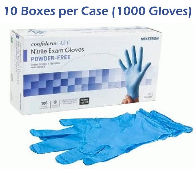 Nitrile Disposable Gloves, Blue - Discounted Case
