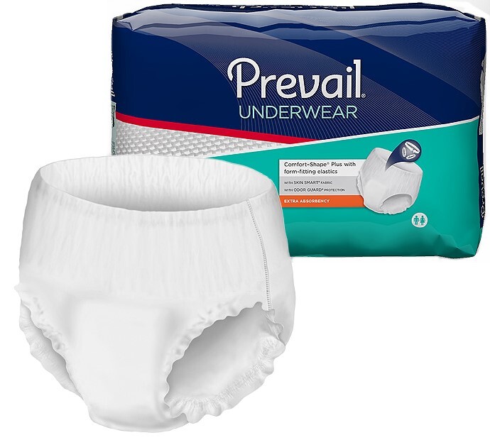 prevail extra protective underwear pull on large