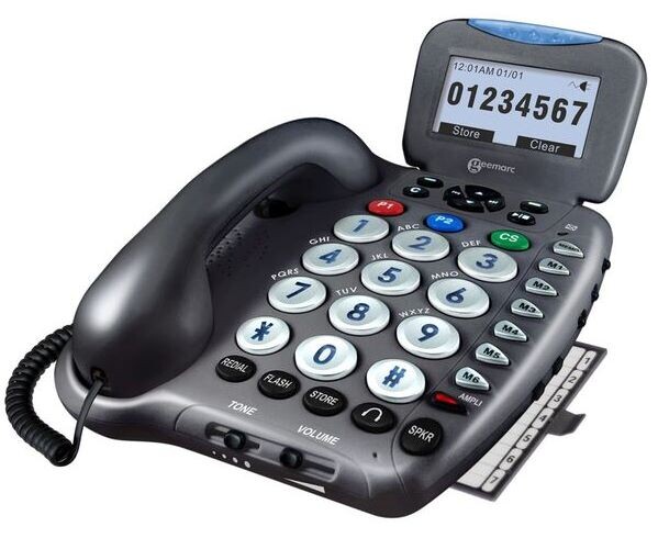 Geemarc Amplicom 555 Phone with Answering Machine