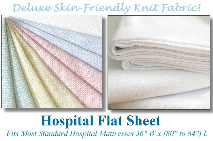Deluxe Knit Hospital Flat Sheet