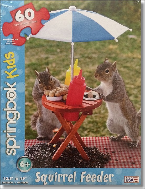 Lunch Time Squirrels - 60 Piece Puzzle