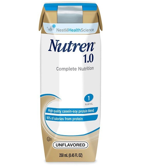 Nutren 1.0 250 calories for oral or tube feeding by Nestle