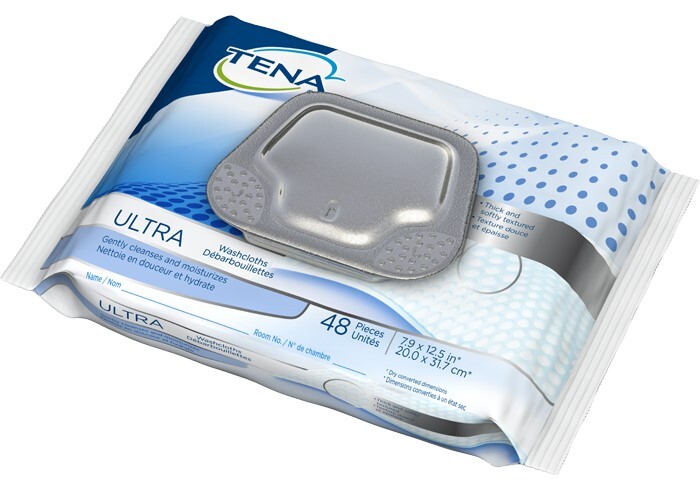tena ultra wipes tubs case