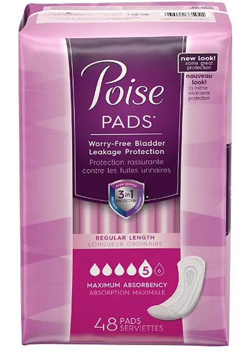 Poise Pads Maximum 5 Absorbency
