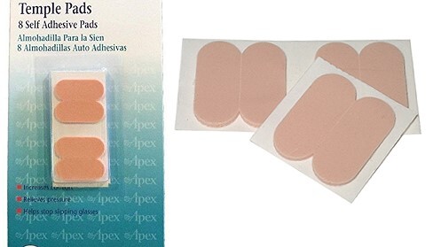 eyeglass temple pads
