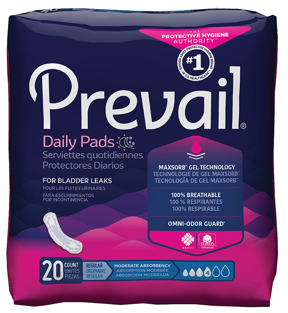 Prevail Bladder Control Pads, Moderate