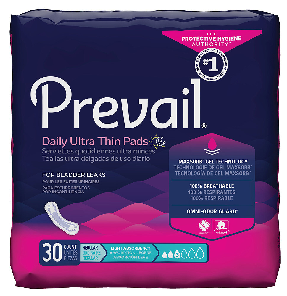 prevail ultra thin pads