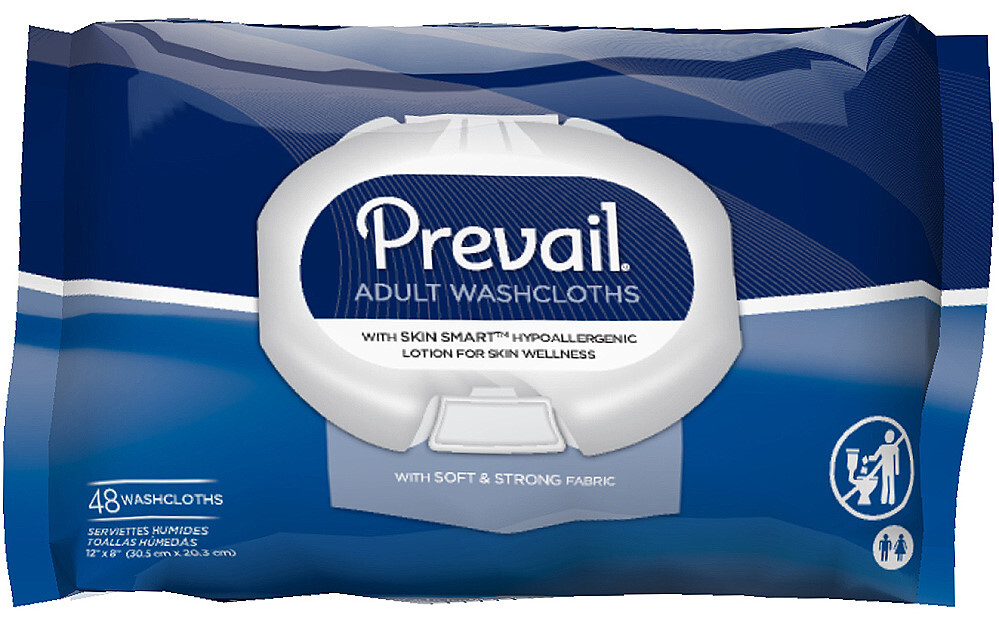 Prevail Adult Wipes and Washcloths