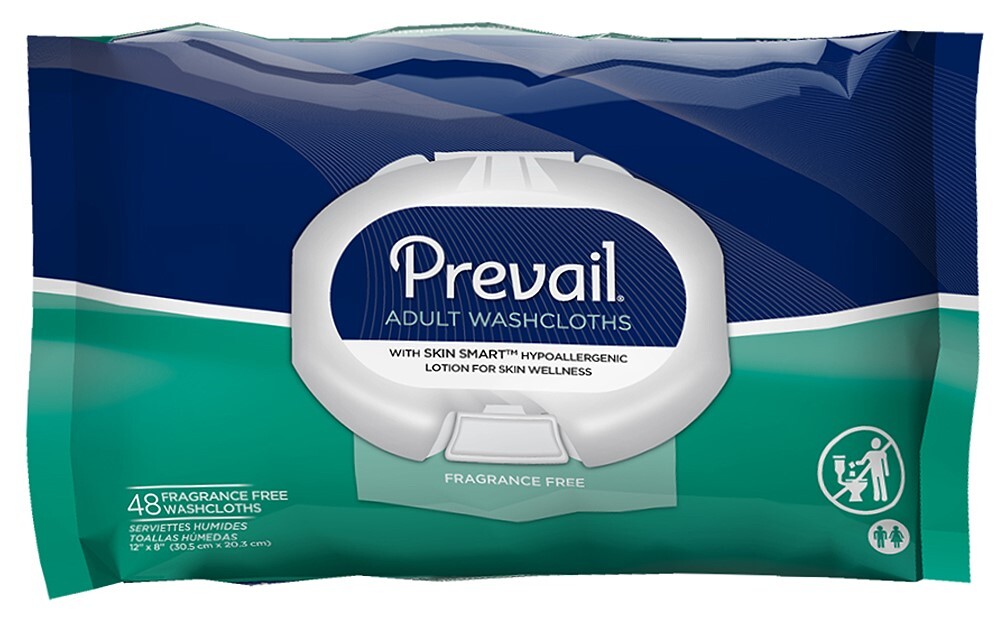 Prevail Unscented Wipes