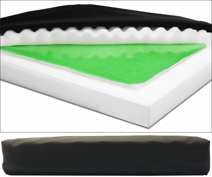 Lumex General Use Gel Foam Wheelchair Cushion