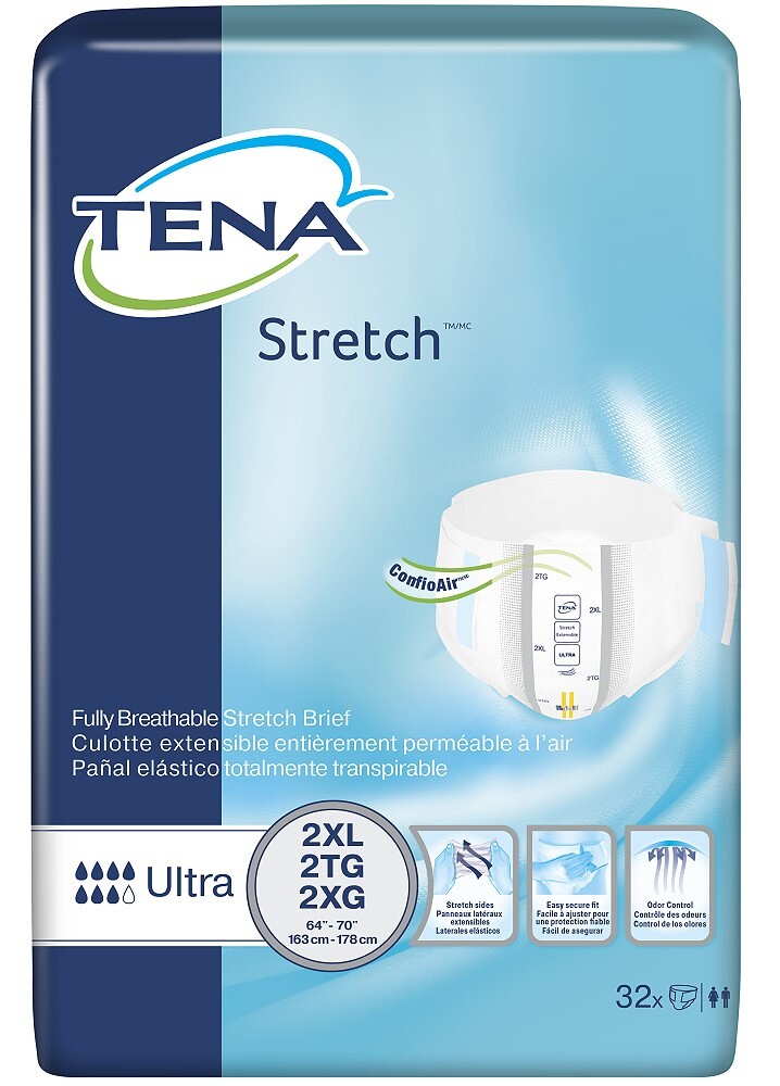 TENA stretch ultra briefs bariatric