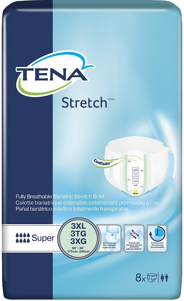 TENA 3X Stretch Briefs