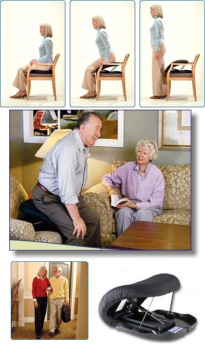 uplift seat assist with memory foam cushion