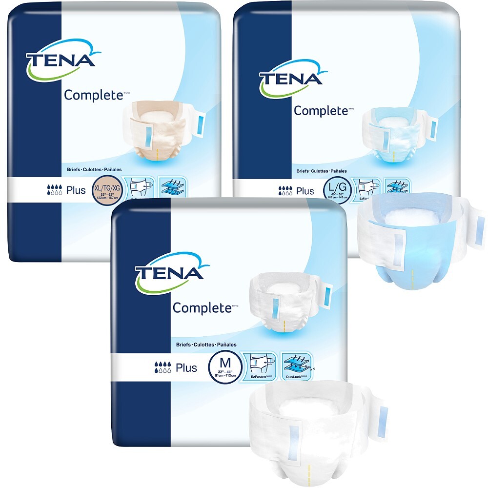 TENA Complete Briefs Plus Absorbency