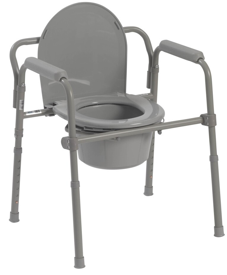 Folding Steel Commodes