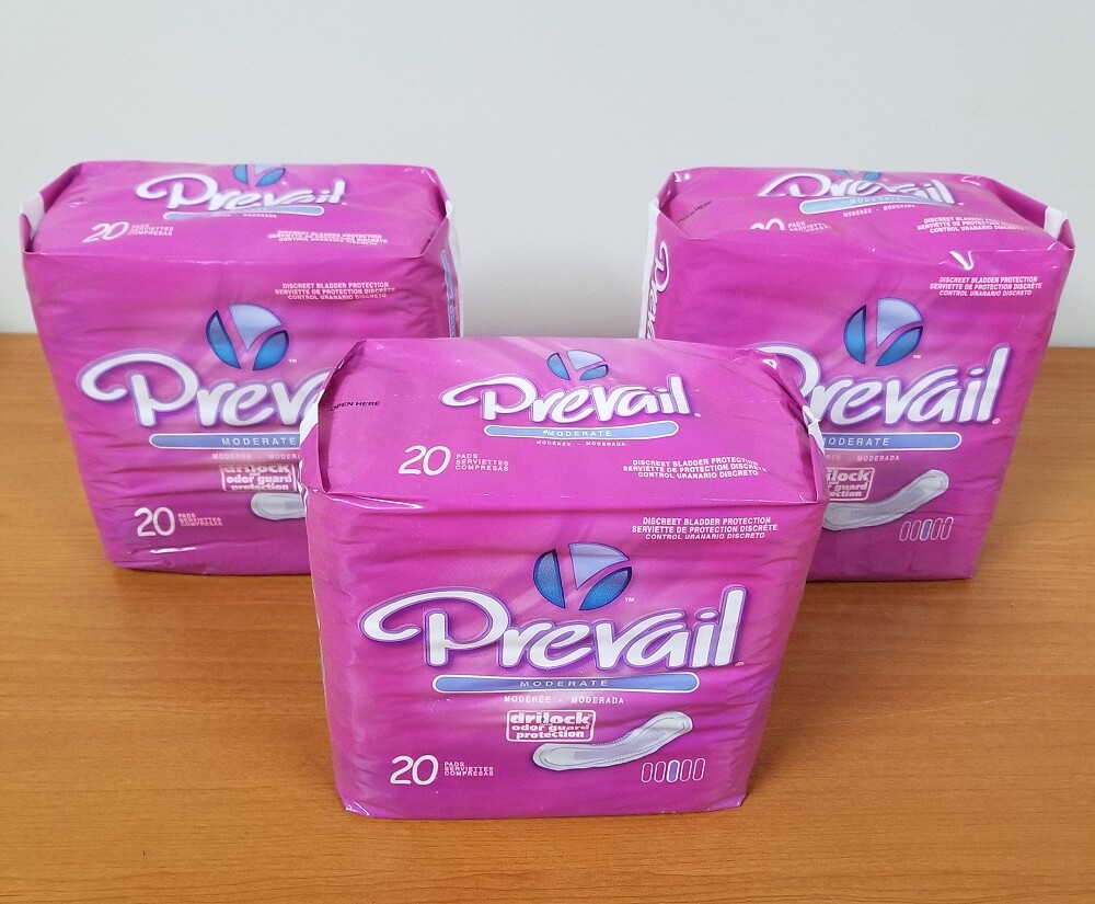 Prevail Pads for Ladies Moderate Urinary Leakage Protection