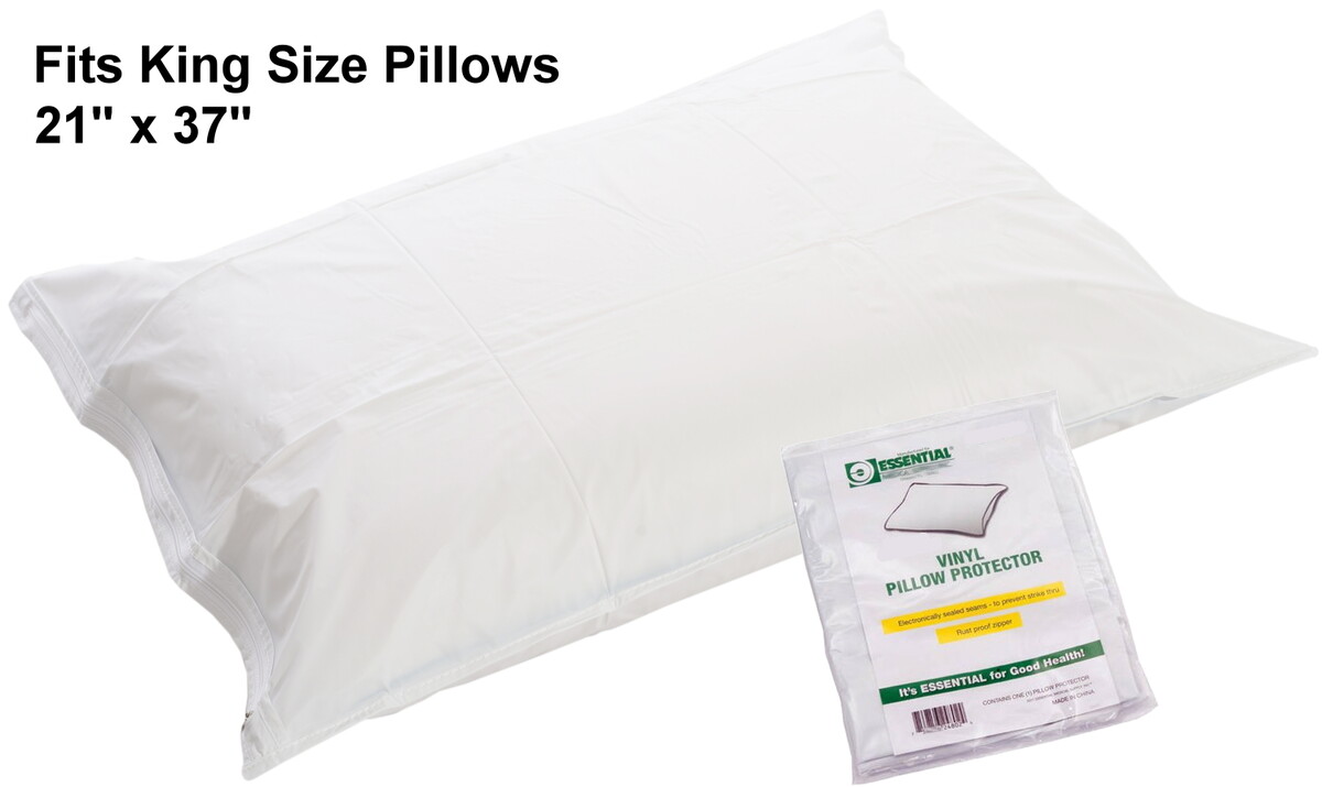 king size zippered pillow protector cover