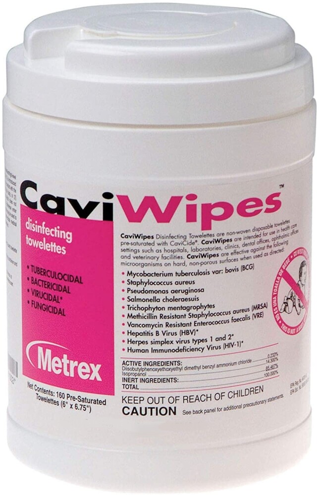 CaviWipe CaviCide Wipes