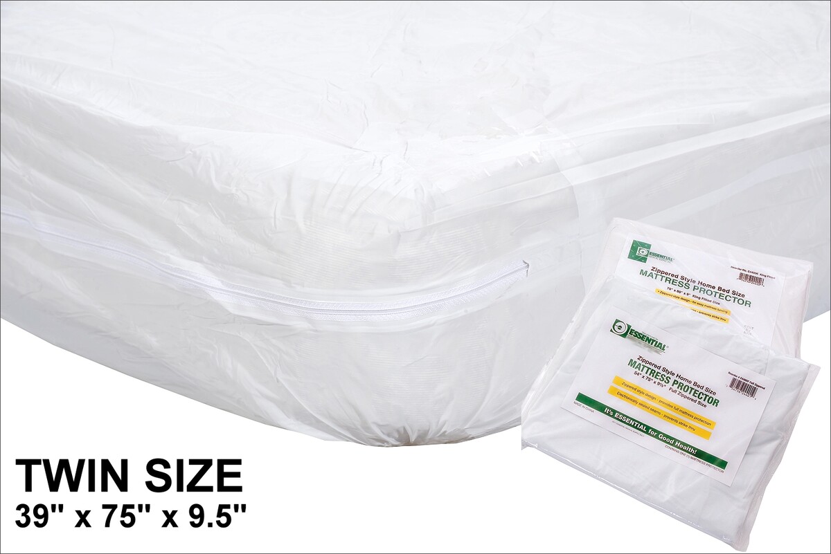 deluxe twin size zippered mattress cover