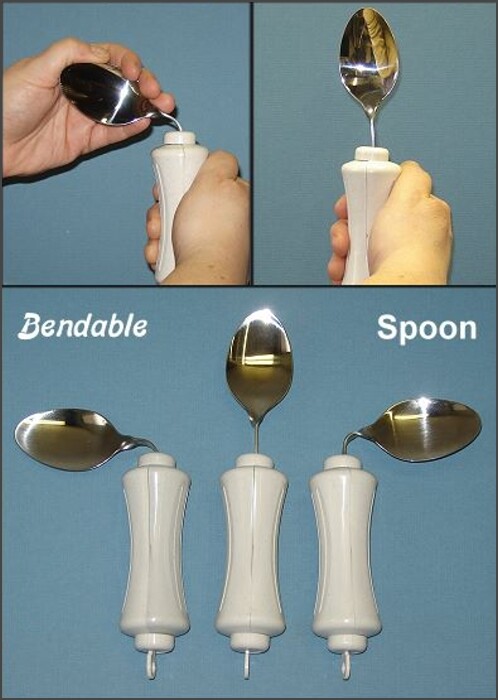 bending spoon for limited range of motion
