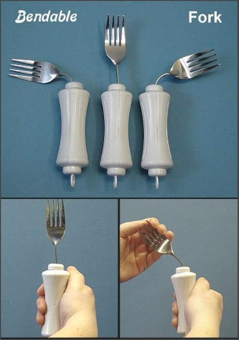 bending fork for limited range of motion