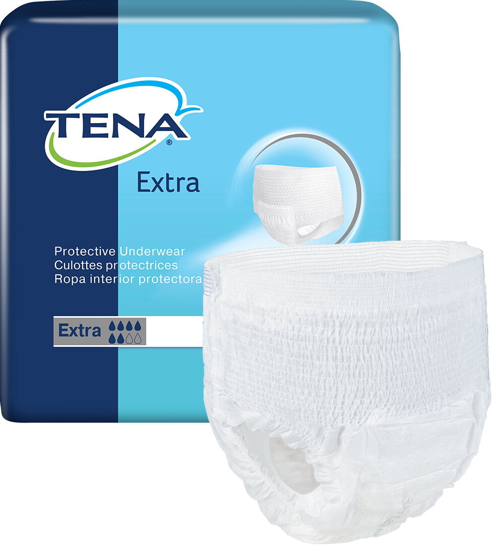 TENA Extra Protective Underwear, Moderate to Heavy Absorbency