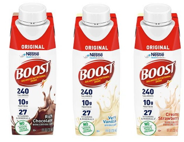 Boost Original Nutrition Drinks Carton Box