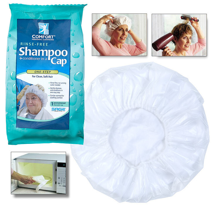 Comfort No Rinse Shower Cap 