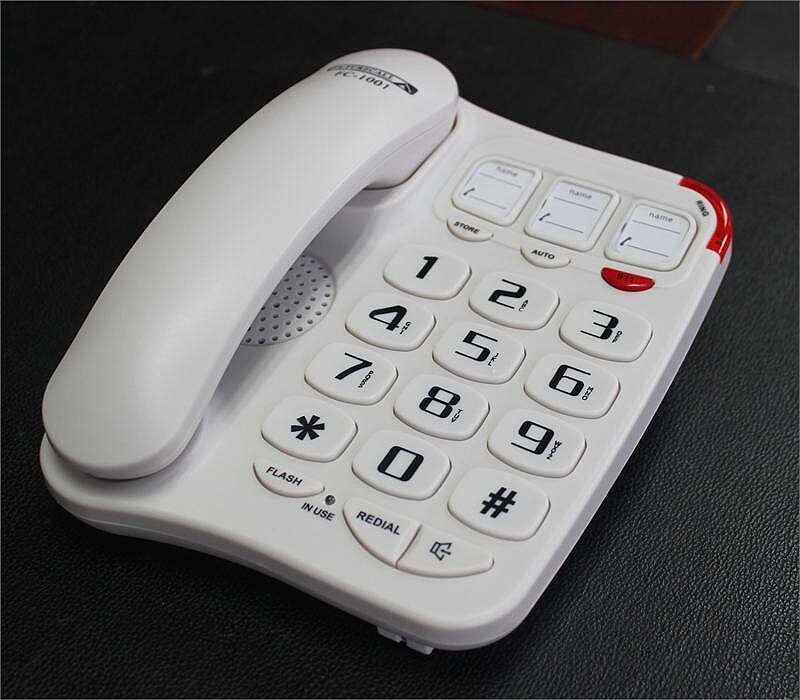 Big Button Phone with 3 Photo Dial and Speakerphone