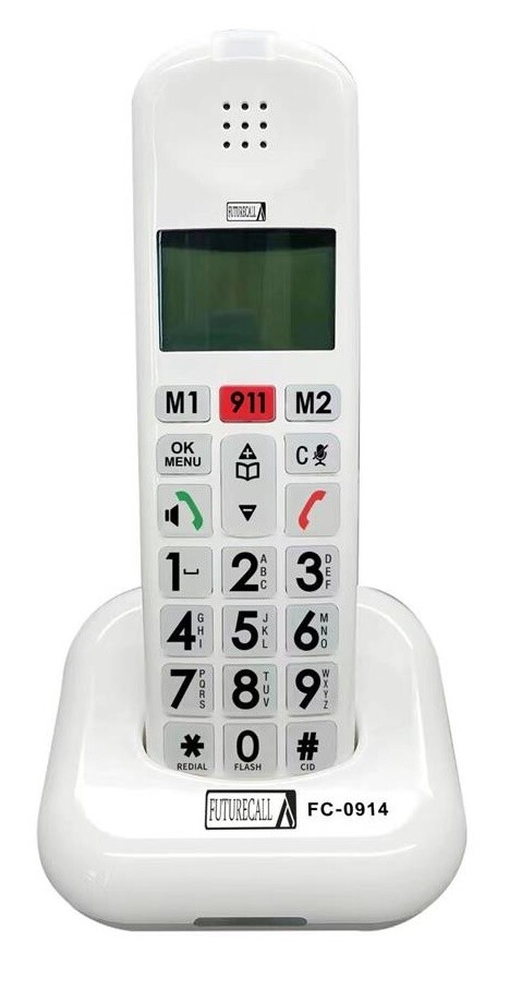 Future Call Basic Amplified Cordless Phone for Seniors
