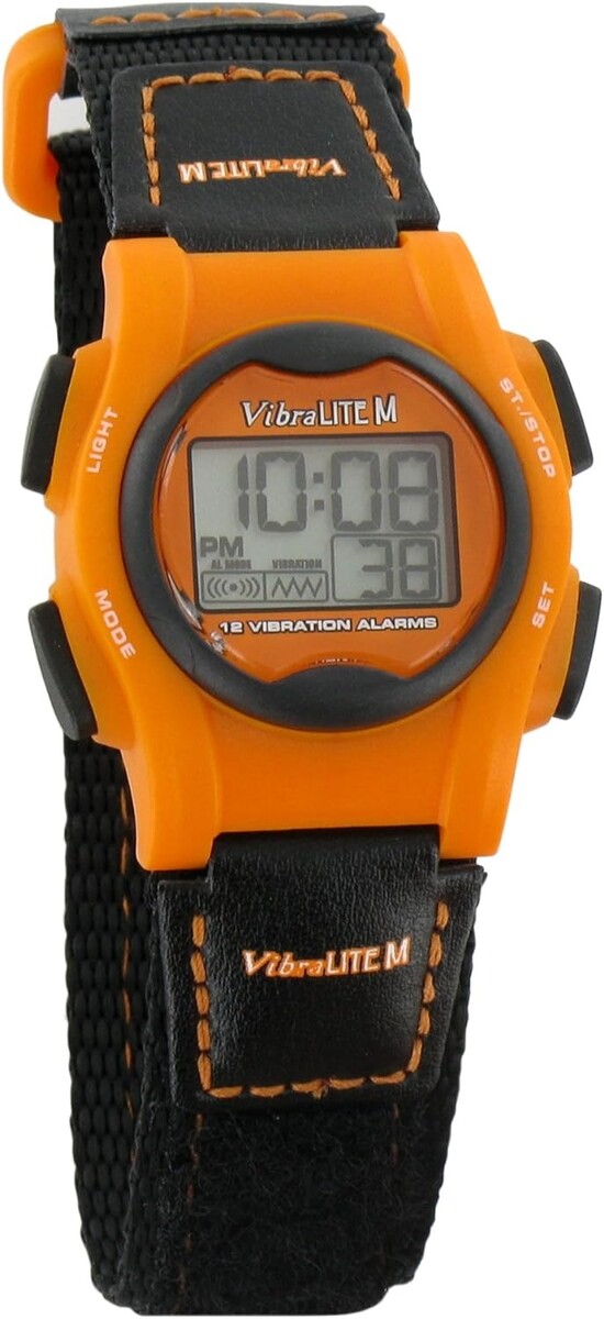 Vibralite Mini Watch orange and black