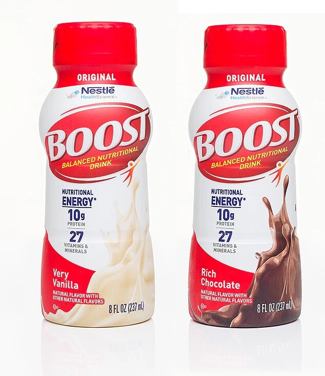 Boost Original Nutrition Drinks Bottles