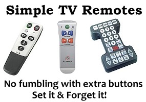 Simple TV Remotes