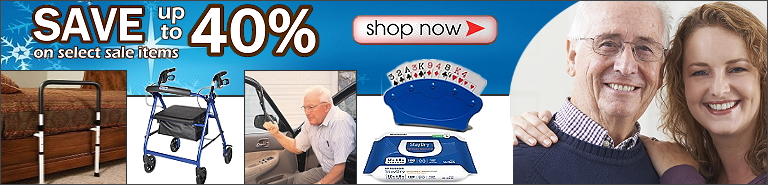 Discounted home healthcare medical supplies and home health care products on sale for seniors, the elderly, disabled persons and their caregivers