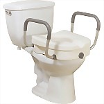 5" Raised Toilet Seat with Removable Arms (Std)