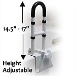 Adjustable Height Tub Rail