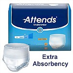 Attends® Extra Absorbency Pull-On Protective Underwear, Large, 72/Case